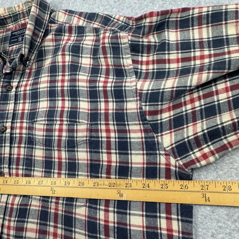 American Eagle Outfitters Shirt Men's 2XL  Modern Plaid‎ Super Soft Multicolored